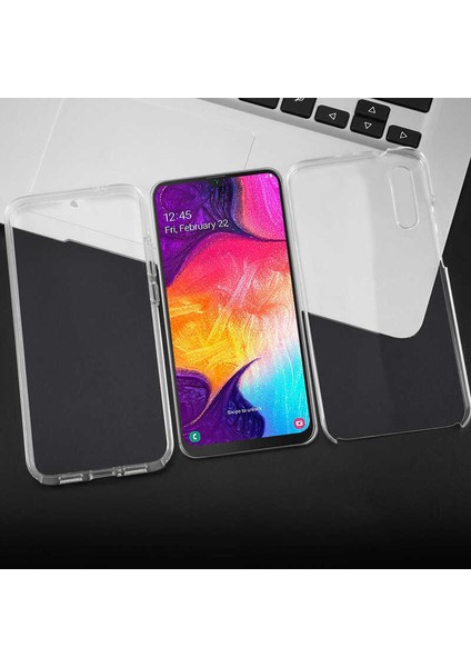 Galaxy A70 Kılıf Enjoy Kapak-Renksiz