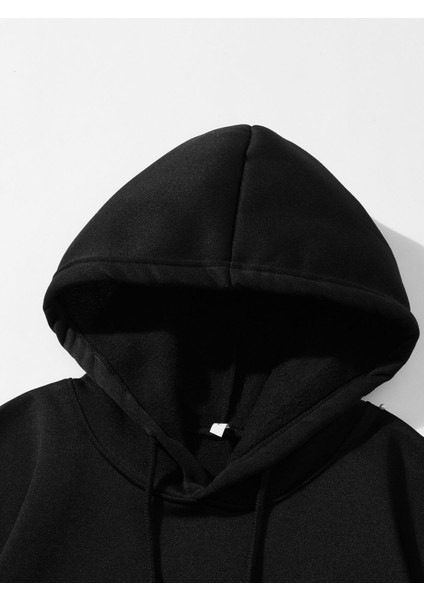 Noel Baba Şapkası Baskılı 2'li Sevgili Kombin Oversize Kapüşonlu Sweatshirt fiyatları