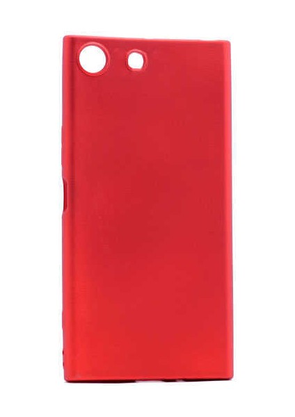 Sony Xperia M5 Kılıf Premier Silikon Kapak-Kırmızı