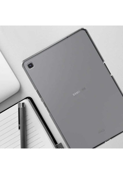 Galaxy T720 Tab S5E Kılıf Uyumlu Zore Tablet Süper Silikon Kapak-Siyah