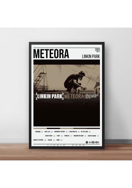 Linkin Park - Meteora Albüm / Çerçeveli Poster Tablo