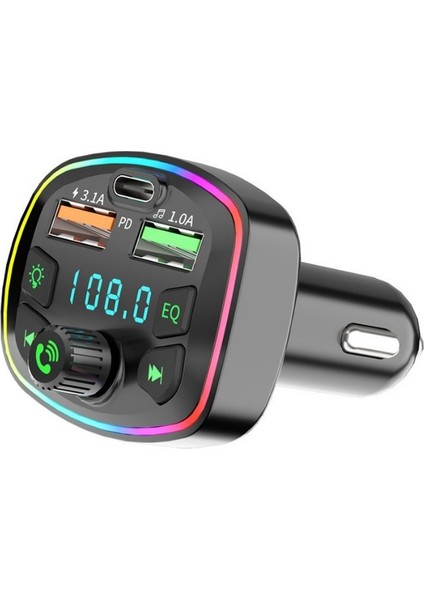 20W Telefon Araç Araba Çakmaklık Bluetooth Kablosuz Müzik Görüşme USB 3 In 1 Telefon Şarj