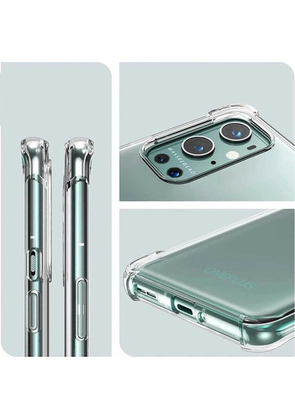 One Plus 9 Pro Kılıf Nitro Anti Shock Silikon-Renksiz