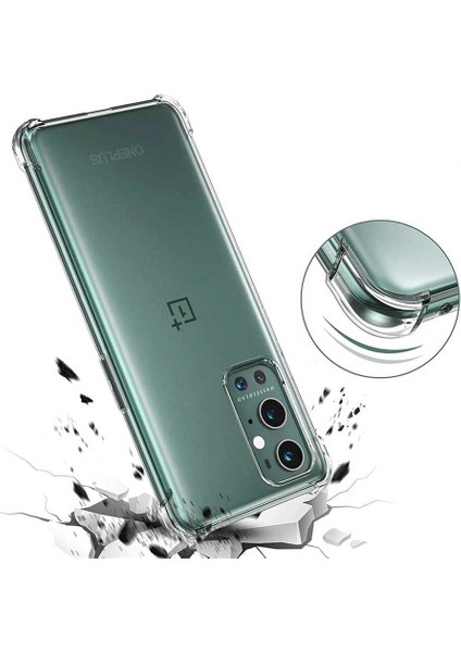 One Plus 9 Pro Kılıf Nitro Anti Shock Silikon-Renksiz