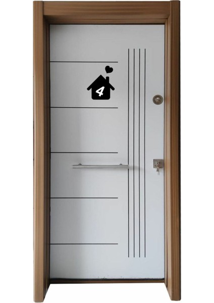 Dekoratif Ev Kapı Numarası Ahşap Mdf fiyatları