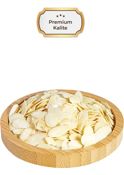 Premium File Badem 100gr - Taptaze Yeni Mahsül - Gurme Serisi - Çiğ & Tuzsuz - Dilimlenmiş Badem fırsatları