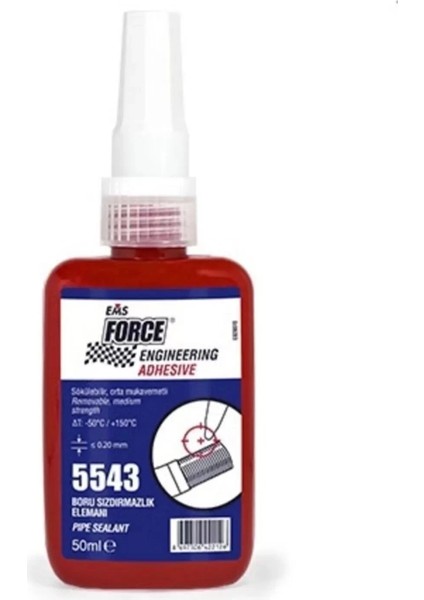 Tl - 5543 Boru Sızdırmazlık Elamanı Orta Kuvetli 50 ml