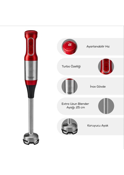 6 Bıçaklı Cam Mutfak Robotu Uzun Blender Ayaklı 2500W Turbolu Güçlü Motor, Çırpma, Dilimleme, Doğrama, Blender, Karıştırma, Onerous Mutfak Tartısı Hediye