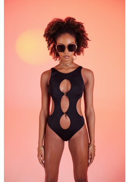 Cutout Kesim H Aksesuarlı Daring Mayo Siyah fiyatları