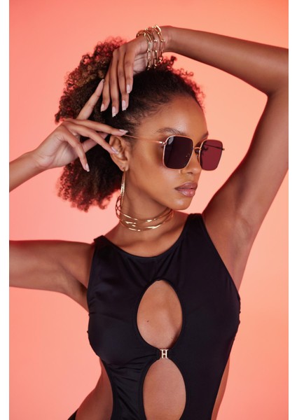 Cutout Kesim H Aksesuarlı Daring Mayo Siyah fırsatları