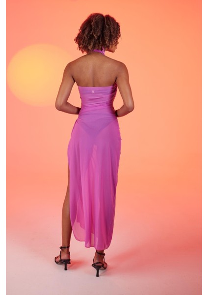 Alt Üst Beach Royal Pareo Pembe