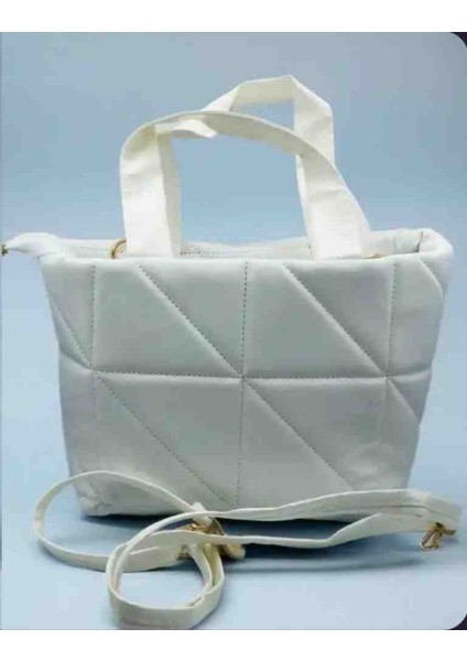 Kadın Puf Şişme Suni Deri Kapitone Kabartmalı Omuz Askılı El ve Omuz Çantası fırsatları