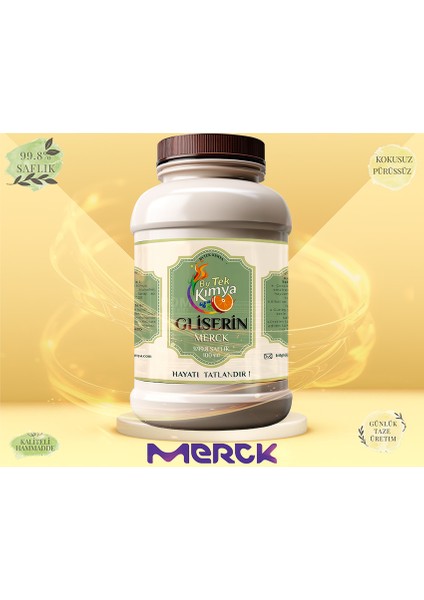 Gliserin 100ml %99.8 Saflık Oranı