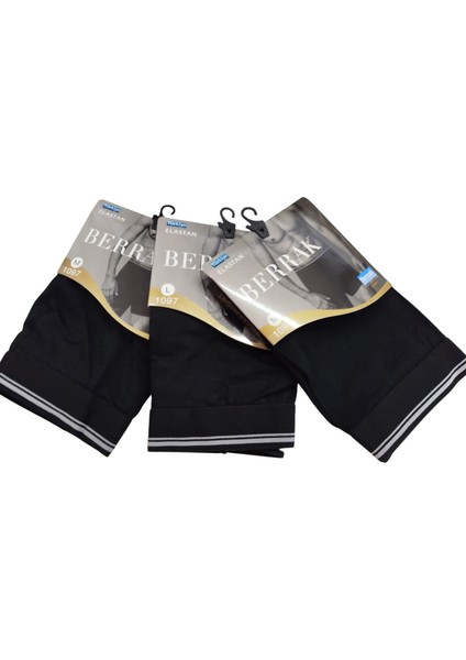 Erkek Boxer Pamuklu Cotton Siyah 3'lü Set Yumuşak Esnek %95 Cotton Pamuk %5 Elasten Bbe3-1 modelleri