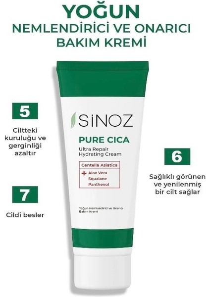 Pure Cıca Yoğun Onarıcı Yatıştırıcı Nemlendirici Bakım Kremi