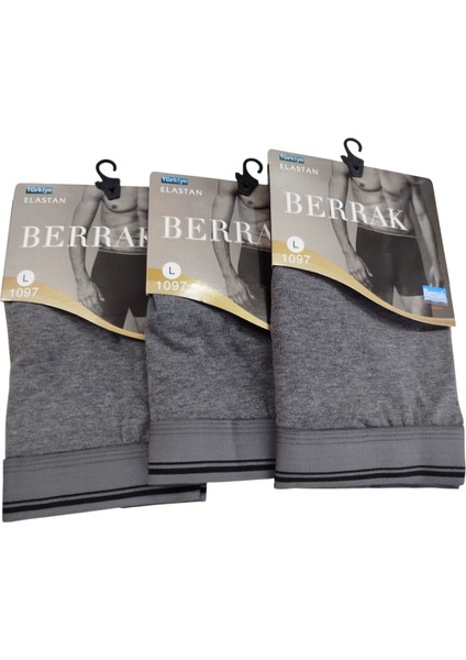 boxer 3'lü ekonomik paket füme pamuklu cotton slim fit yumuşak elasten BBE3-3L