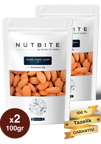 Nutbıte Premium Çiğ Badem Içi 200GR