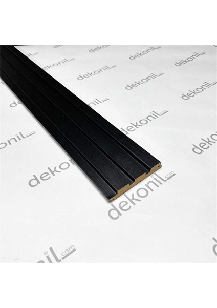 Mat Siyah Mdf Tavan ve Duvar Lambri 12CM ( 1 Adet )