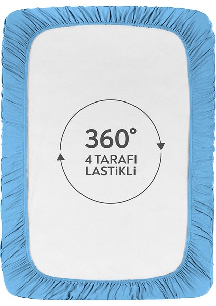 | %100 Pamuklu | Tek/çift Kişilik Lastikli Çarşaf | Penye Çarşaf | Fitted Jersey