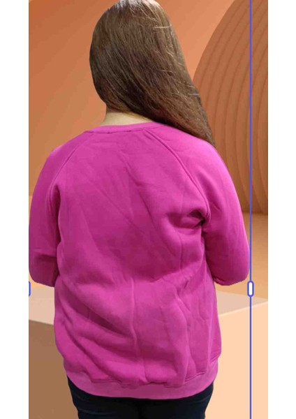 Sweatshirt 3 Iplik Şardonlu Oversiz fırsatları