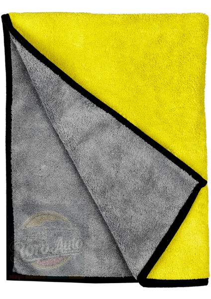 Everest Çift taraflı Mikrofiber Araç Kurulama Bezi & Oto Yıkama Havlusu 50x70 Sarı