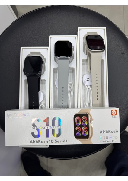 Gs S10 Pro Akıllı Saat Erkekler Serisi 10 Chatgpt Nfc Bluetooth Çağrı Ses Asistanı Su Geçirmez Kalp Hızı Oyunu Spor Saat