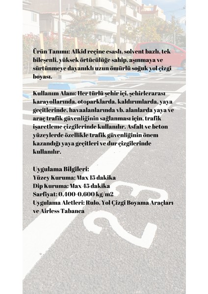 Pamir Boya Fors Classic Yol Çizgi Boyası Siyah 4 kg fiyatları