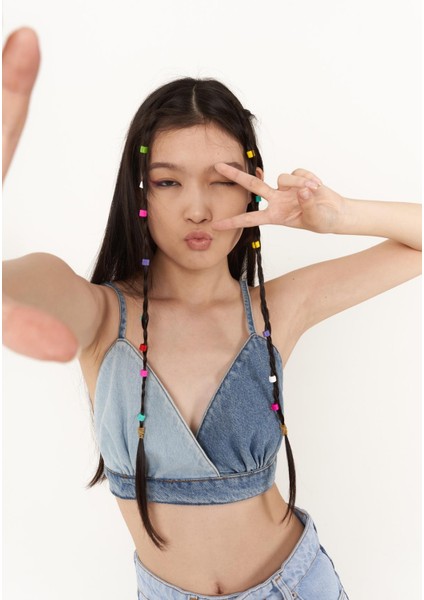 Yumi Büstiyer Mavi fiyatları