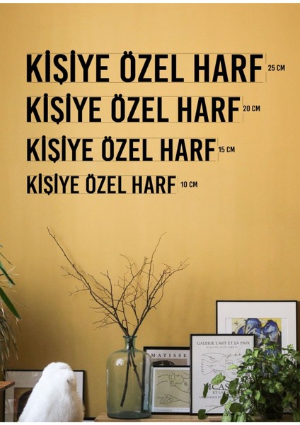 Ahşap "e" Harfi - Lazer Kesim Harfler Harf