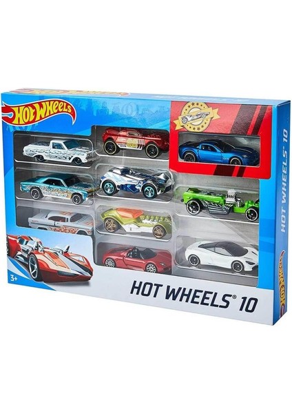 Hot Wheels Araba Seti 10LU 54886