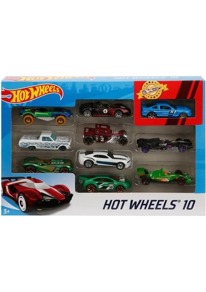 Hot Wheels Araba Seti 10LU 54886