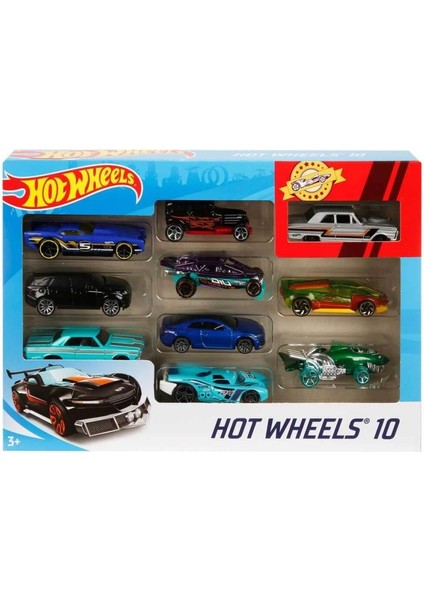 Hot Wheels Araba Seti 10LU 54886