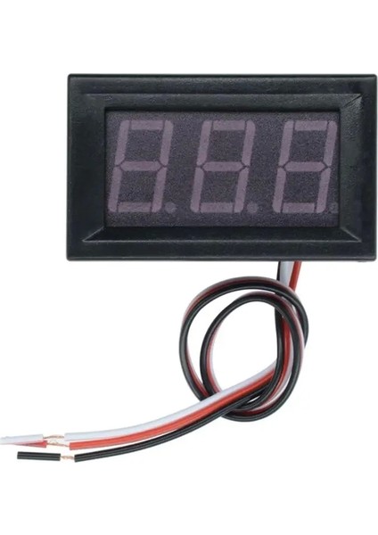 Digital Voltmetre 0.56 Inc Dc 0-30V Yeşil 3 Telli Panel Tip
