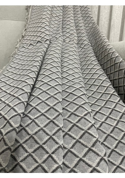 Home 170 x 220 cm Pamuklu Koltuk,çekyat Örtüsü Çizgili Gri modelleri