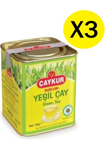 Burcum Yeşil Çay 100 gr x 3 Adet