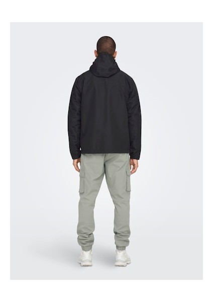 Onsmack Hood Jacket Vd Otw Erkek Mont 22024207 Black