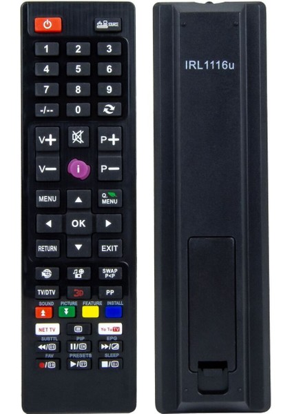 Vestel Universal Kumanda - Tek Tuşla Nextfilix ve Youtube Gibi Platformlara Bağlanabilme Özelliği