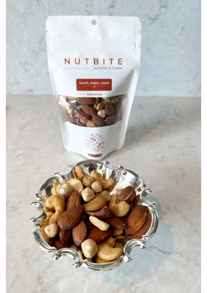 Nutbıte Çıtır Mix 100GR - %100 Doğal Atıştırmalık - Fırınlanmış Kaju, Badem, Fındık