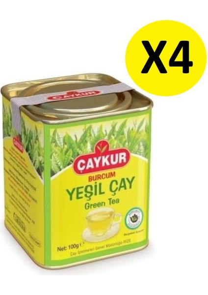 Burcum Yeşil Çay 100 gr x 4 Adet