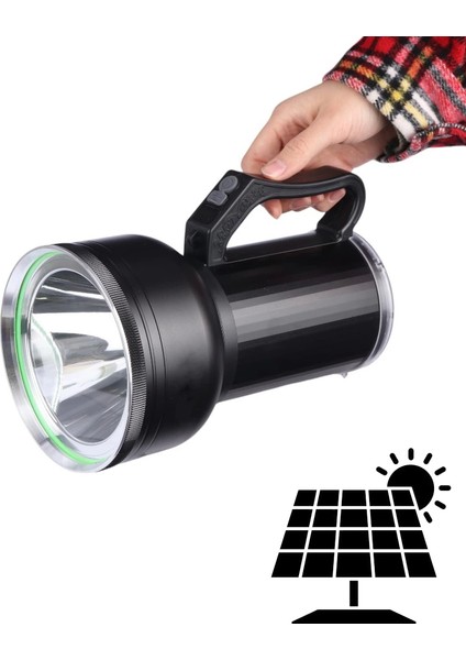 Gt LED Taşınabilir Güneş Solar Ledli Fener WT-415