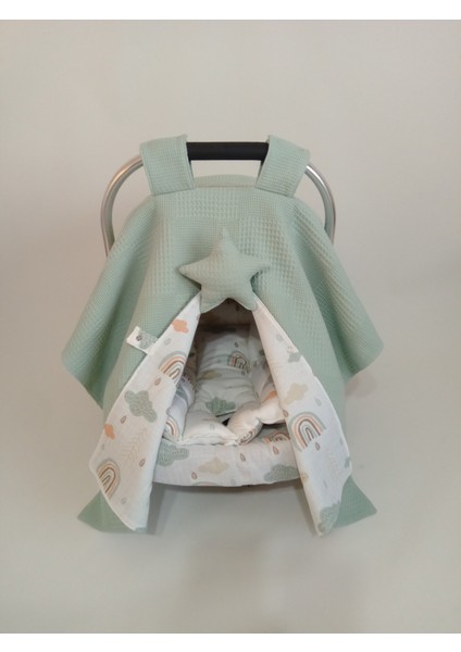 Çift Taraflı Puset Örtüsü Puset Minderi Puset Çarşafı