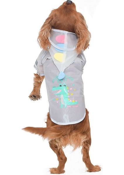 Köpek Küçük ve Orta Irk Yağmurluk Crocodile