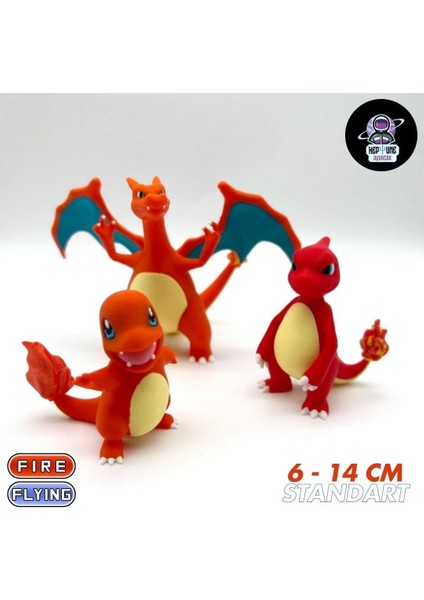 #0004 Charmander Pokemon Gelişim Seti