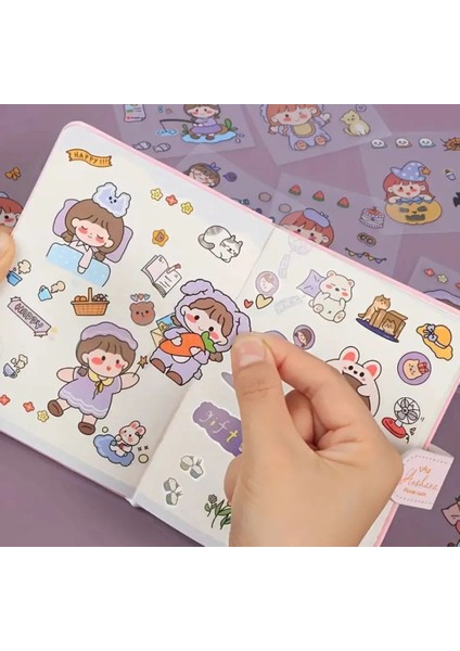 Sevimli Etiket / Sticker Rastgele 20 Yaprak