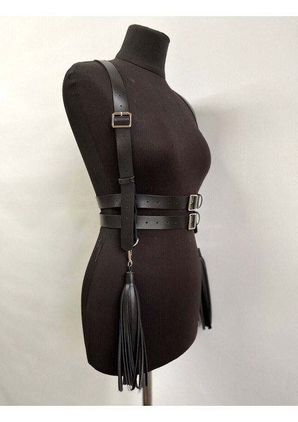 Mlvx Şık ve Tarz Püsküllü Deri Kemer - 1393 Blsm fırsatları