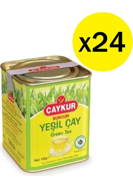Burcum Yeşil Çay 100 gr x 24 Adet