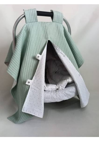 Çift Taraflı Puset Örtüsü Puset Minder ve Puset Çarşafı