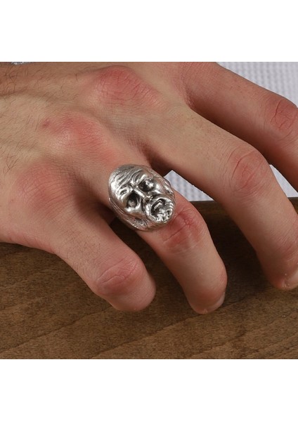 Silver Plated Adjustable Design Ring