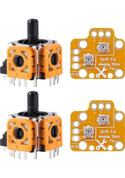 Ps4 Analog Drift Fix 2+2 Set Playstation 4 Kol Joystick Motor Tamir Yedek Parça