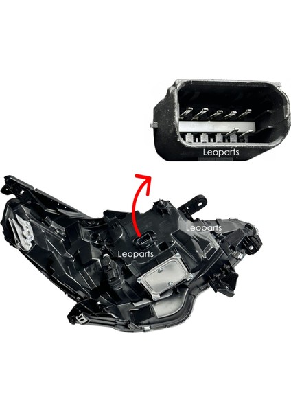 Renault Clio 5 Far Lambası Sol (Ledli / Icon Paket) 2021-2024 260606305R fiyatları